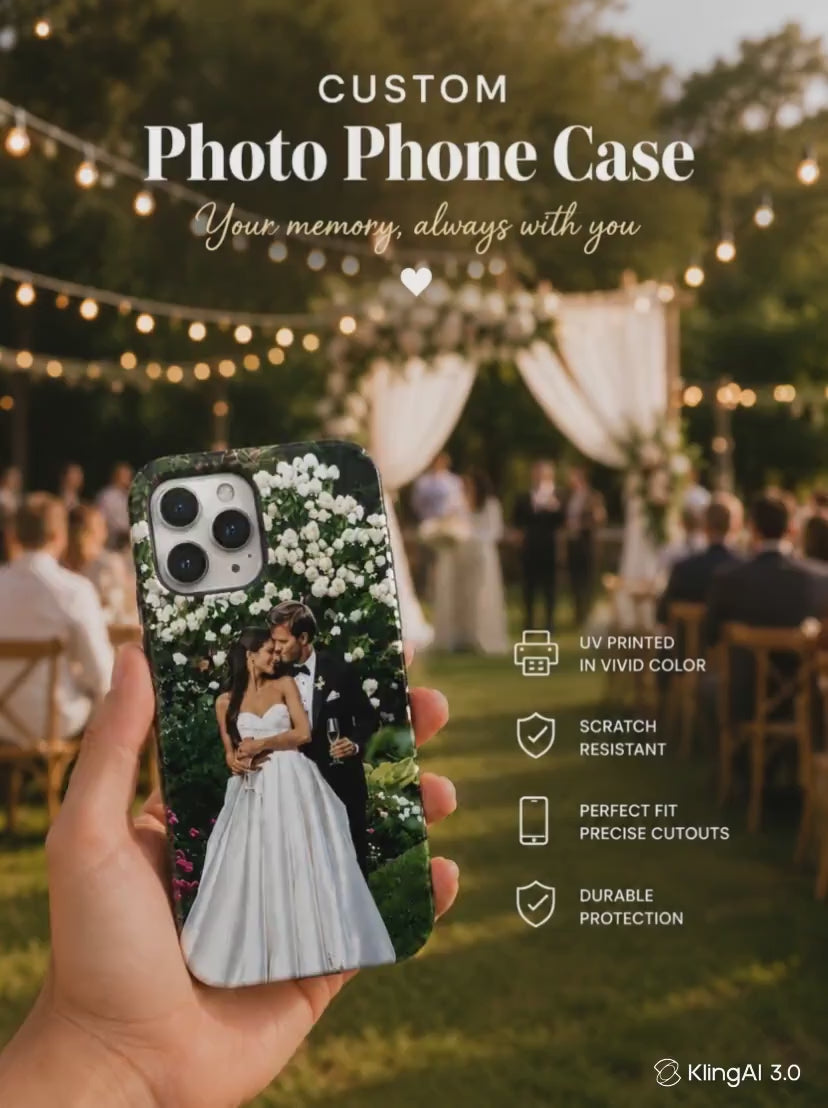 Custom Photo Phone Case for iPhone, Samsung Personalized Picture Cover